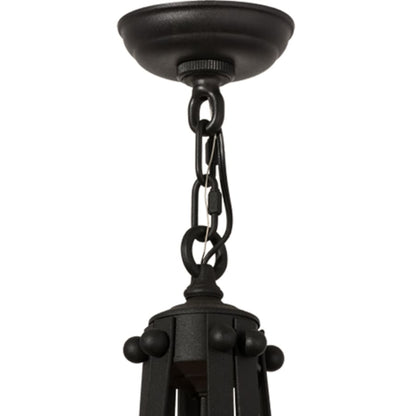 Meyda Tiffany Citadel 4 Light 23" Wide Taper Candle Pendant