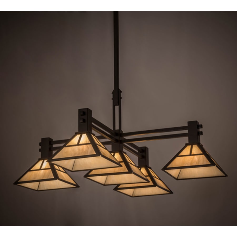 Meyda Tiffany Mission 5 Light 48" Wide Pendant