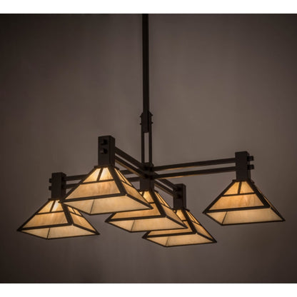Meyda Tiffany Mission 5 Light 48" Wide Pendant