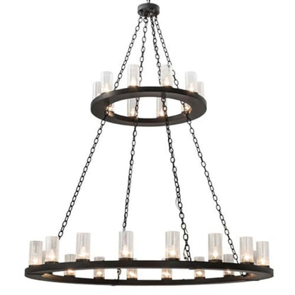 Meyda Tiffany Loxley 28 Light 60" Wide Ring Chandelier