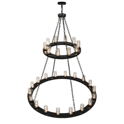 Meyda Tiffany Loxley 28 Light 60" Wide Ring Chandelier