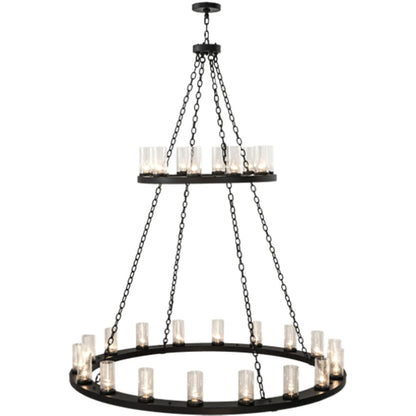 Meyda Tiffany Loxley 28 Light 60" Wide Ring Chandelier