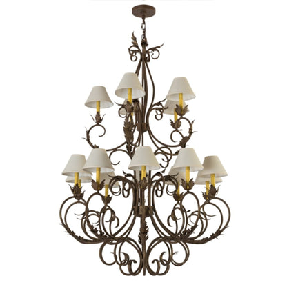 Meyda Tiffany Aexandria 15 Light 46" Wide Chandelier