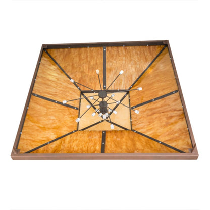 Meyda Tiffany Zephyrine 22 Light 11" Wide Semi-Flush Ceiling Fixture