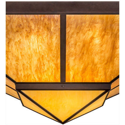 Meyda Tiffany Zephyrine 22 Light 11" Wide Semi-Flush Ceiling Fixture