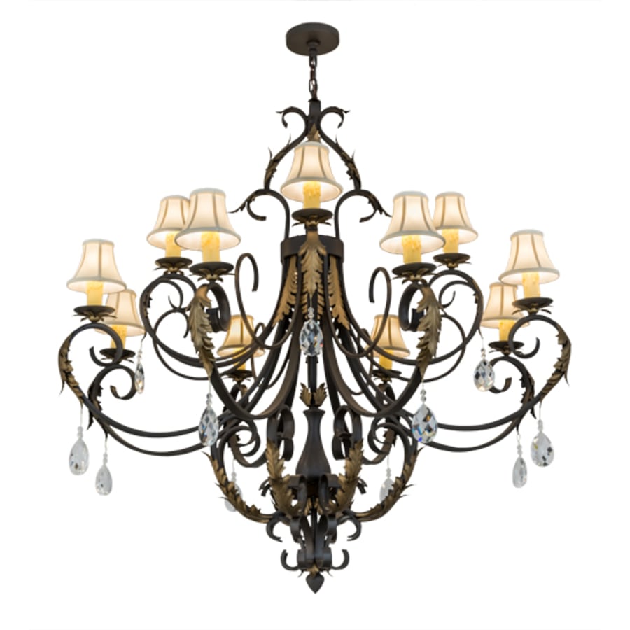 Meyda Tiffany Ingrid 12 Light 54" Wide Crystal Chandelier