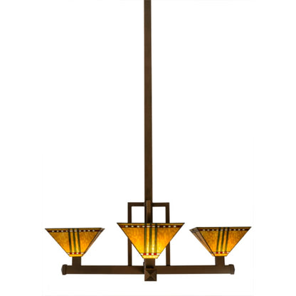 Meyda Tiffany Prairie Corn 4 Light 47" Wide Pendant