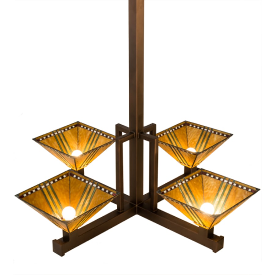 Meyda Tiffany Prairie Corn 4 Light 47" Wide Pendant