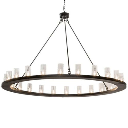 Meyda Tiffany Loxley 24 Light 72" Wide Ring Chandelier