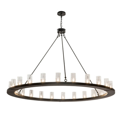 Meyda Tiffany Loxley 24 Light 72" Wide Ring Chandelier