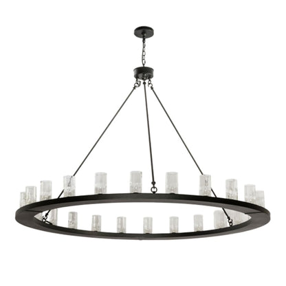 Meyda Tiffany Loxley 24 Light 72" Wide Ring Chandelier