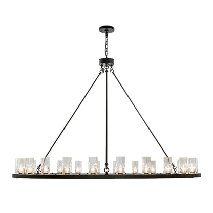 Meyda Tiffany Loxley 24 Light 72" Wide Ring Chandelier