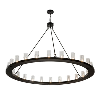 Meyda Tiffany Loxley 24 Light 72" Wide Ring Chandelier