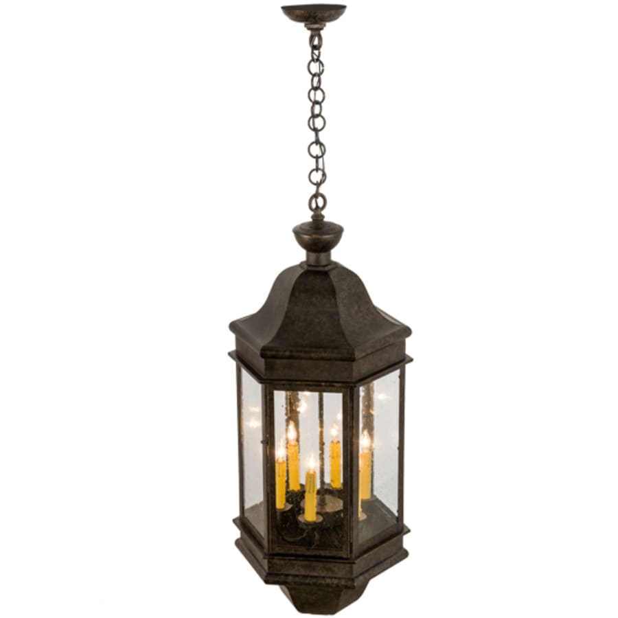 Meyda Tiffany Gascony 6 Light 15" Wide Taper Candle Pendant