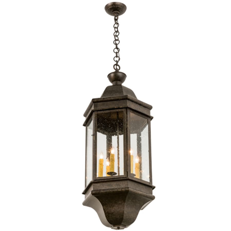 Meyda Tiffany Gascony 6 Light 15" Wide Taper Candle Pendant