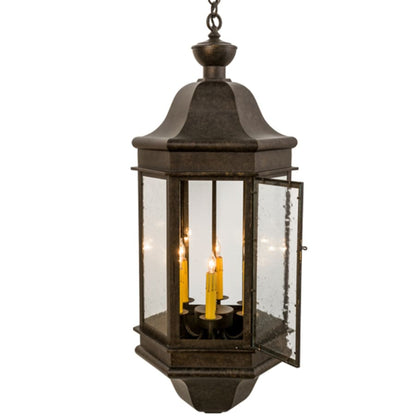 Meyda Tiffany Gascony 6 Light 15" Wide Taper Candle Pendant