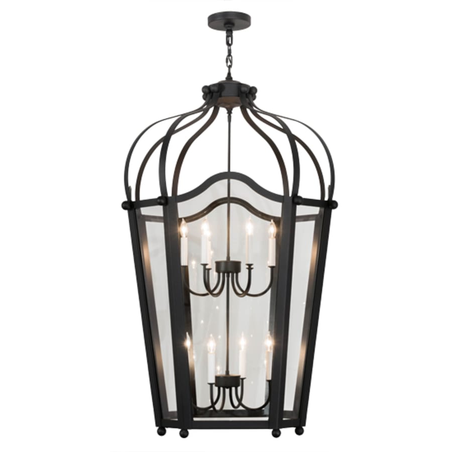 Meyda Tiffany Citadel 10 Light 33" Wide Taper Candle Pendant