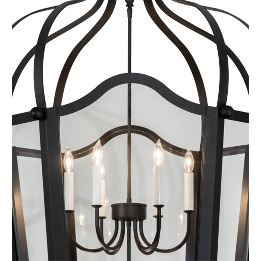 Meyda Tiffany Citadel 10 Light 33" Wide Taper Candle Pendant