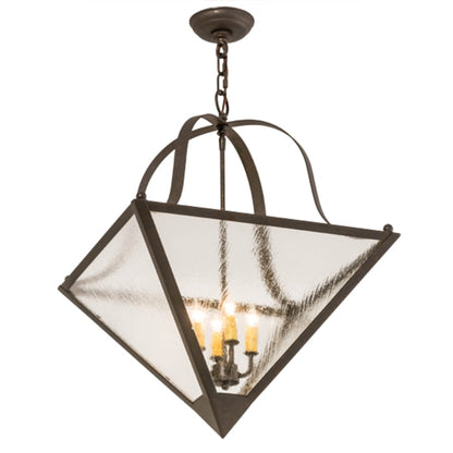 Meyda Tiffany Zale 4 Light 28" Wide Pendant