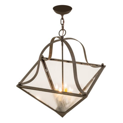 Meyda Tiffany Zale 4 Light 28" Wide Pendant