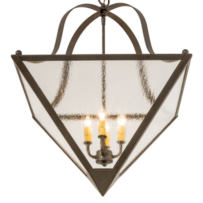 Meyda Tiffany Zale 4 Light 28" Wide Pendant