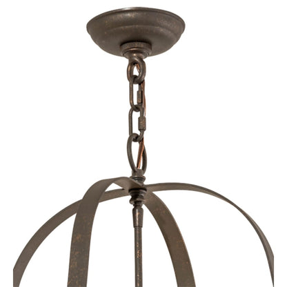 Meyda Tiffany Zale 4 Light 28" Wide Pendant