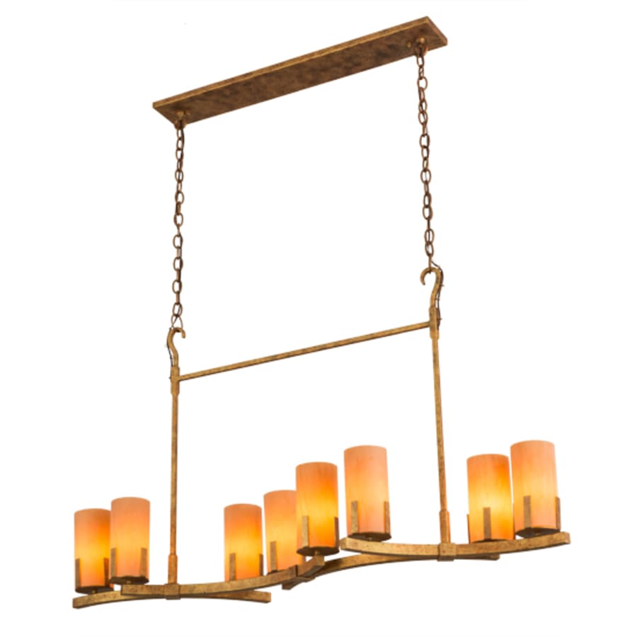 Meyda Tiffany Long Cero 8 Light 52" Wide Linear Chandelier