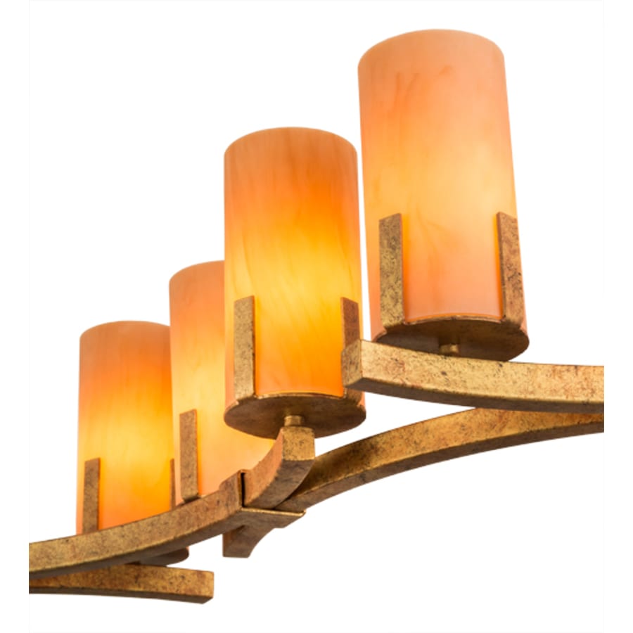 Meyda Tiffany Long Cero 8 Light 52" Wide Linear Chandelier