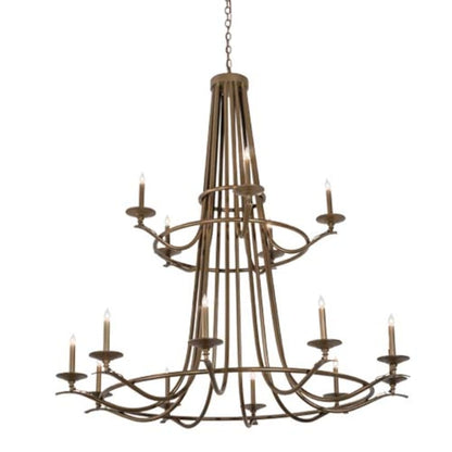 Meyda Tiffany Octavia 15 Light 60" Wide Taper Candle Style Chandelier