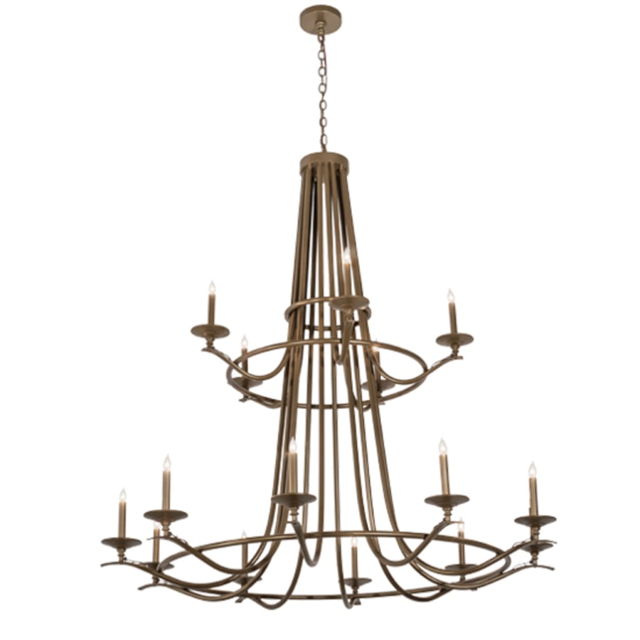 Meyda Tiffany Octavia 15 Light 60" Wide Taper Candle Style Chandelier