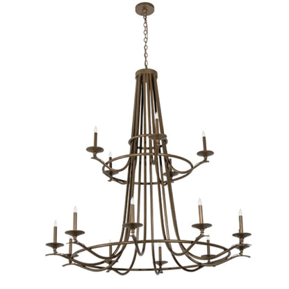 Meyda Tiffany Octavia 15 Light 60" Wide Taper Candle Style Chandelier