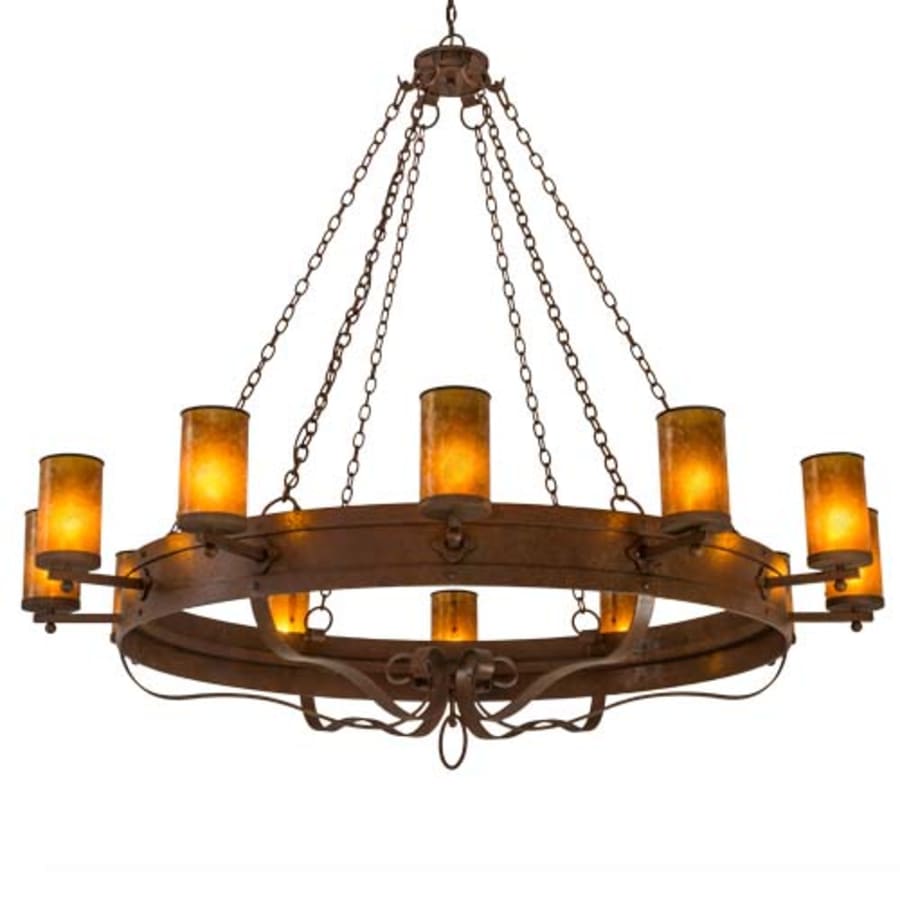 Meyda Tiffany Parnella 12 Light 72" Wide Ring Chandelier