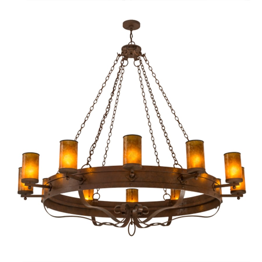 Meyda Tiffany Parnella 12 Light 72" Wide Ring Chandelier