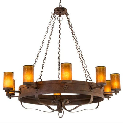 Meyda Tiffany Parnella 10 Light 60" Wide Ring Chandelier