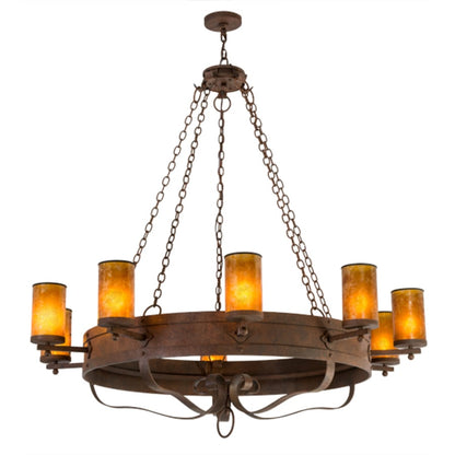 Meyda Tiffany Parnella 10 Light 60" Wide Ring Chandelier