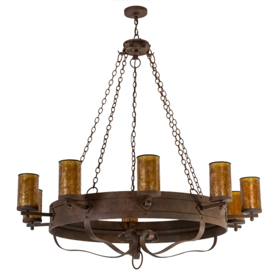 Meyda Tiffany Parnella 10 Light 60" Wide Ring Chandelier