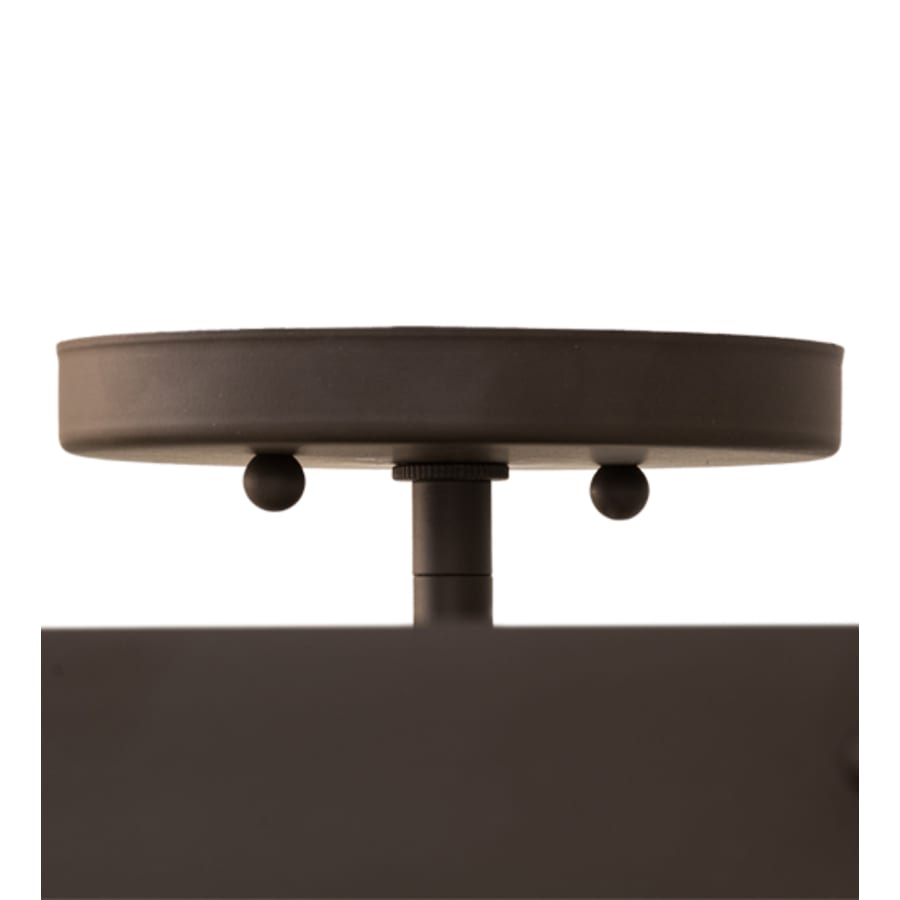 Meyda Tiffany Dominga 6 Light 30" Wide Flush Mount Bowl Ceiling Fixture - Oil Rubbed Bronze Finish