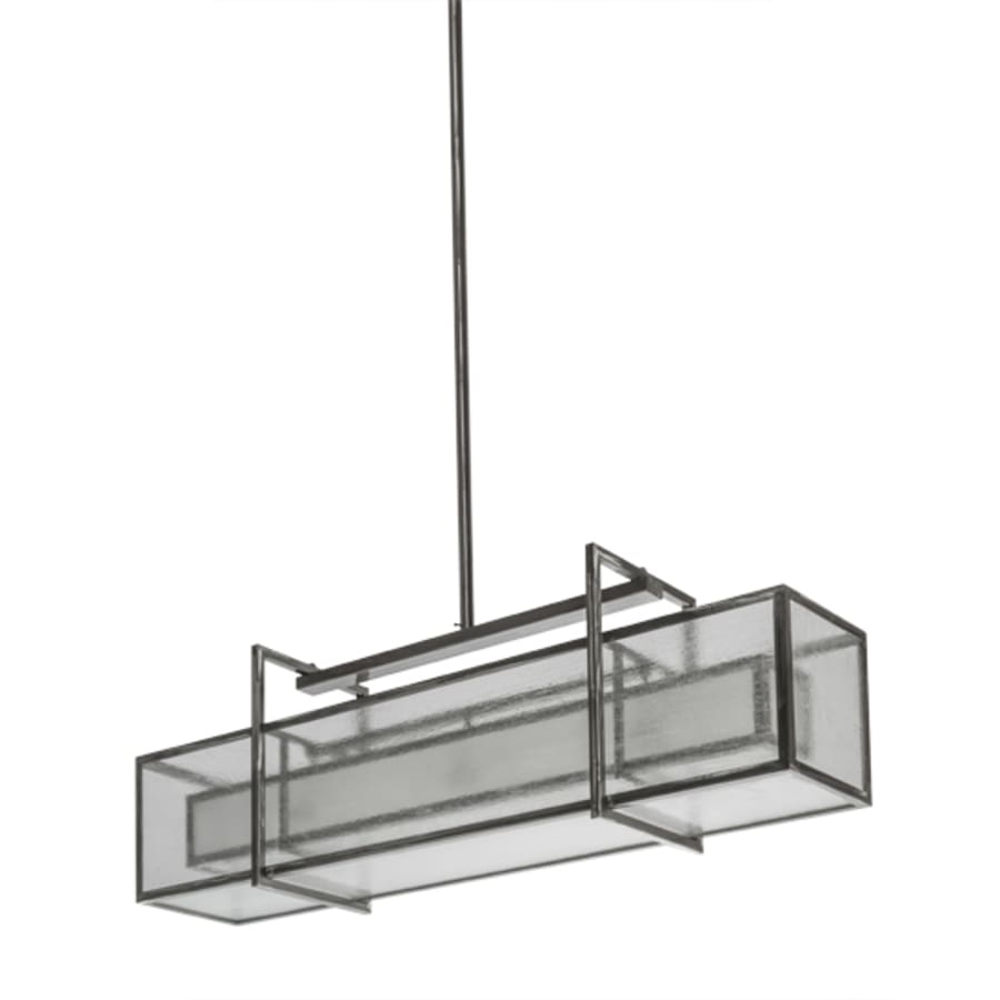 Meyda Tiffany Nelson 6 Light 54" Wide Linear Pendant