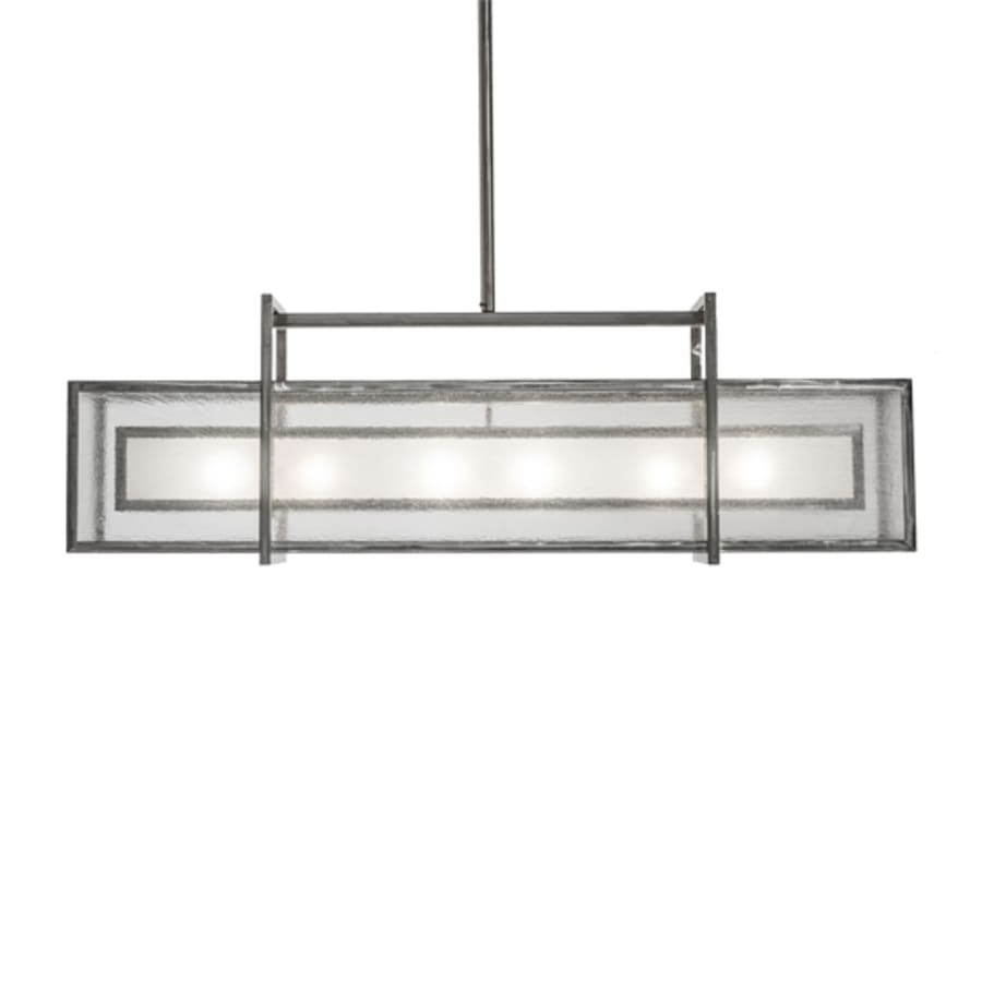 Meyda Tiffany Nelson 6 Light 54" Wide Linear Pendant