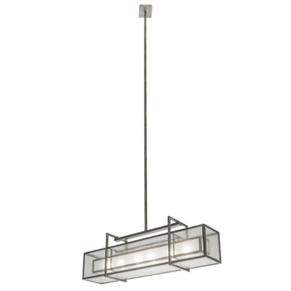 Meyda Tiffany Nelson 6 Light 54" Wide Linear Pendant