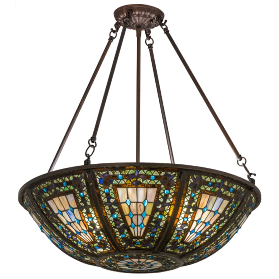 Meyda Tiffany Fleur-de-lis 4 Light 24" Wide Pendant