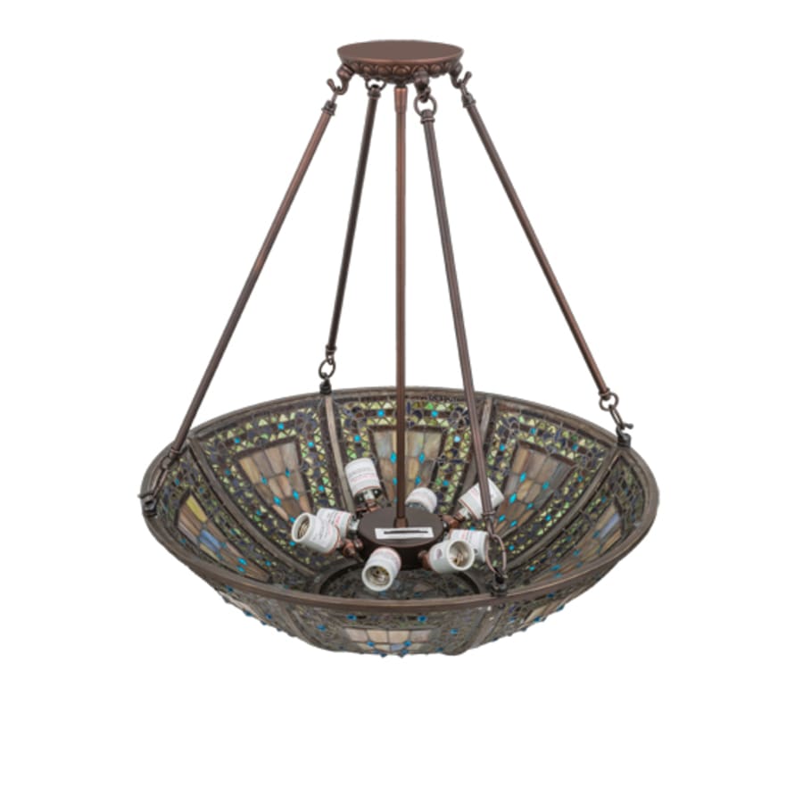 Meyda Tiffany Fleur-de-lis 4 Light 24" Wide Pendant