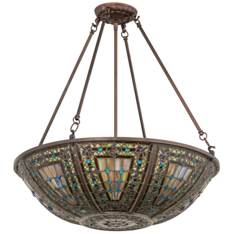 Meyda Tiffany Fleur-de-lis 4 Light 24" Wide Pendant