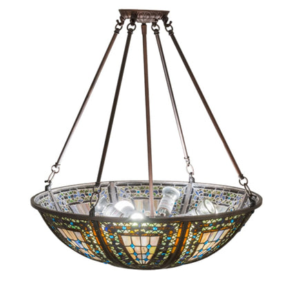 Meyda Tiffany Fleur-de-lis 4 Light 24" Wide Pendant
