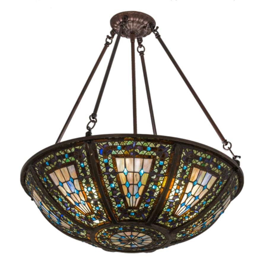 Meyda Tiffany Fleur-de-lis 4 Light 24" Wide Pendant
