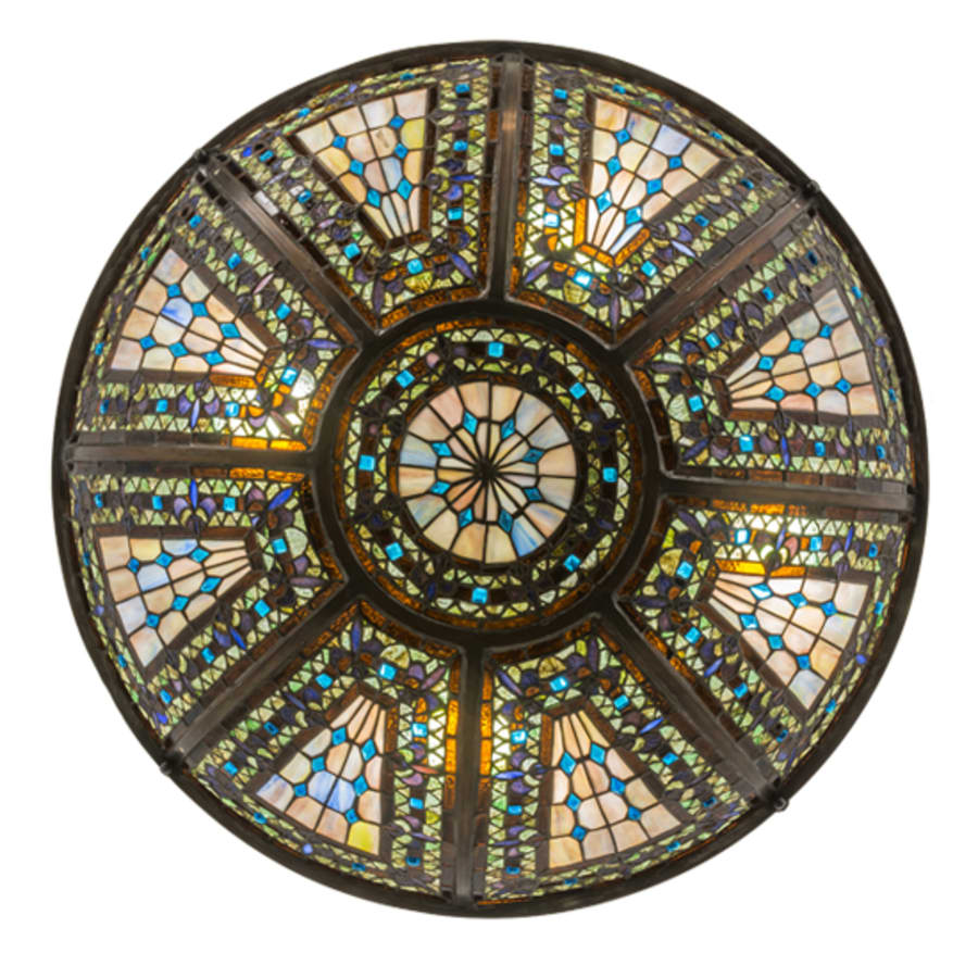 Meyda Tiffany Fleur-de-lis 4 Light 24" Wide Pendant