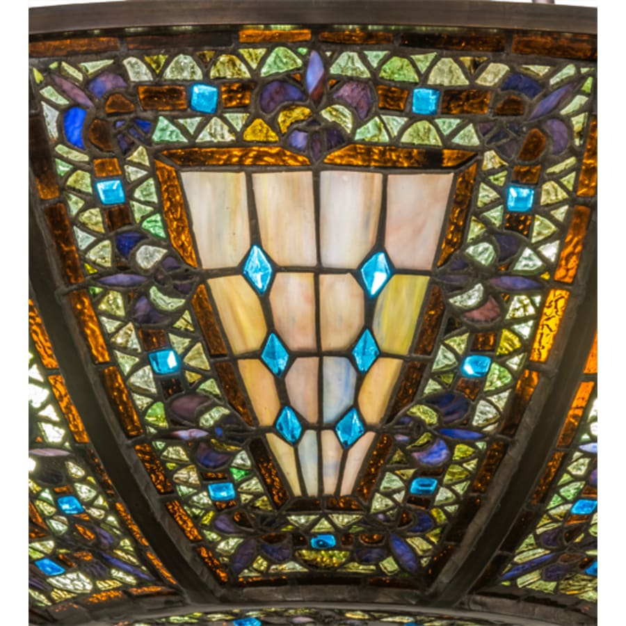 Meyda Tiffany Fleur-de-lis 4 Light 24" Wide Pendant