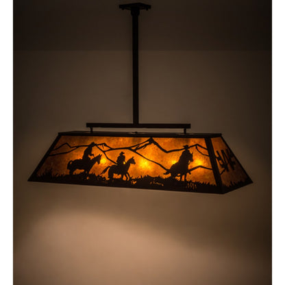 Meyda Tiffany Personalized 9 Light 48" Wide Linear Pendant