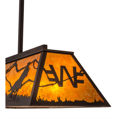 Meyda Tiffany Personalized 9 Light 48" Wide Linear Pendant