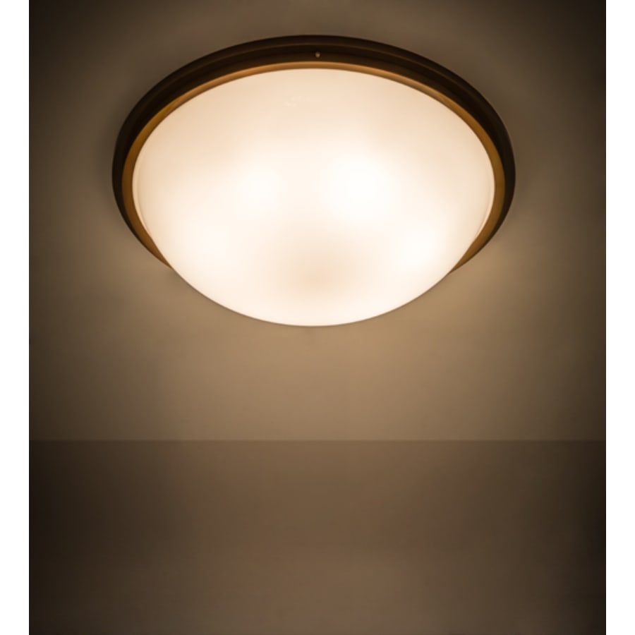 Meyda Tiffany Commerce 6 Light 37" Wide Flush Mount Bowl Ceiling Fixture